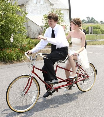 Tandem Bicycle Love